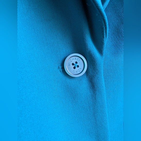 Michael Kors 2 Button Teal Women's Blazer Size 4 - Picture 14 of 14